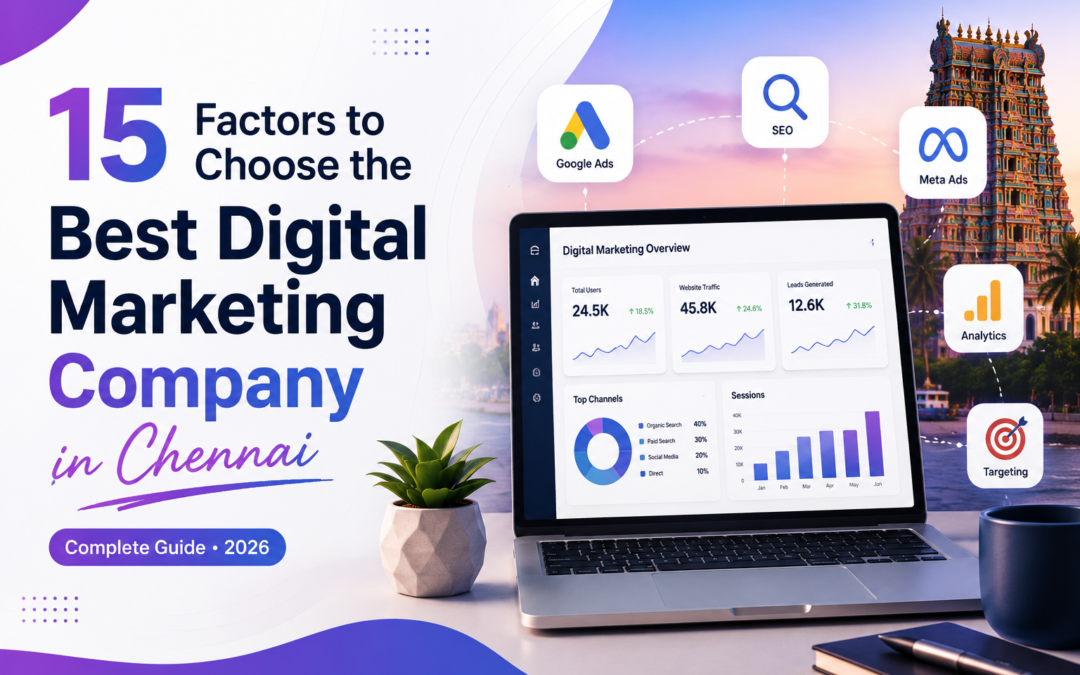 How to Choose the Best Digital Marketing Company in Chennai: 15 Factors Every Business Should Consider